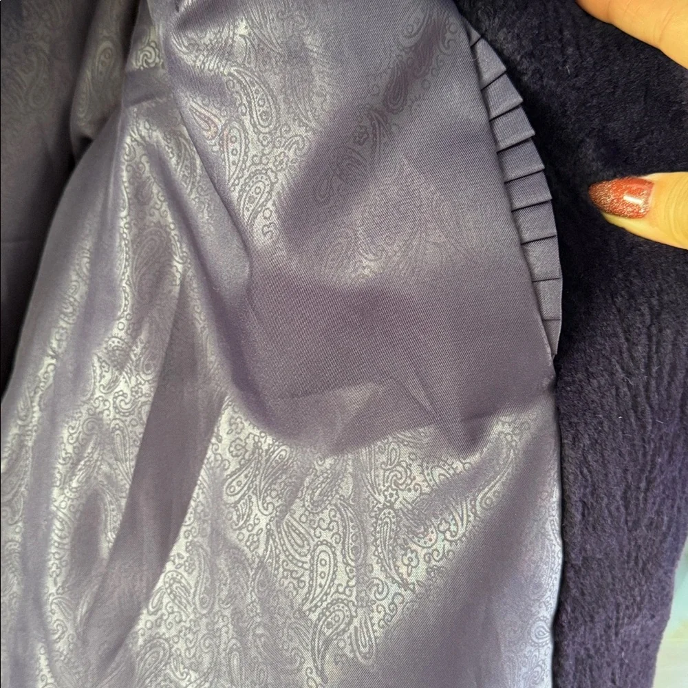 Purple 100% Real female mink fur coat Women's Coat - Picture 9 of 11